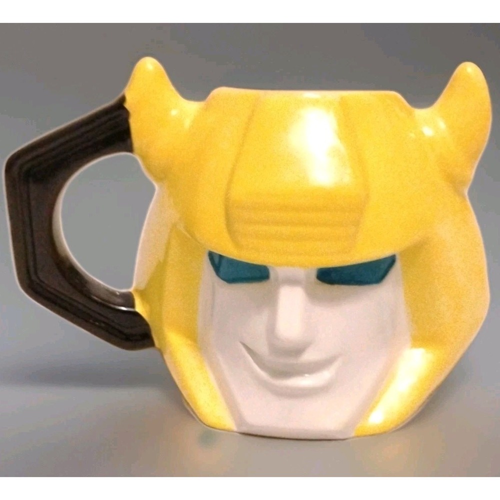 Transformers Bumblebee 20oz Ceramic Sculpted Coffee‎ Hasbro Beverage Mug